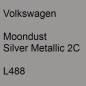 Preview: Volkswagen, Moondust Silver Metallic 2C, L488.